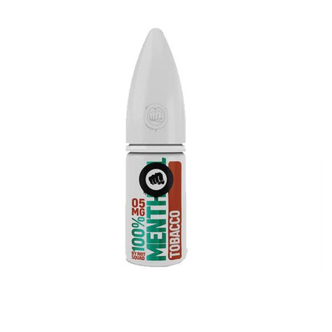 20mg Riot Squad 100% Menthol Range Nic Salts 10ml (50VG/50PG) - GU PAK