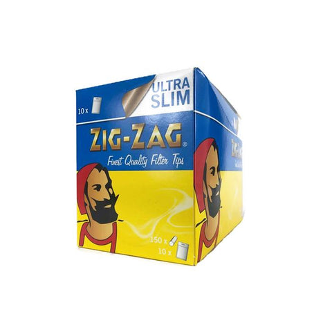 10 x 150 Zig-Zag Ultra Slim Filter Tips - GU PAK