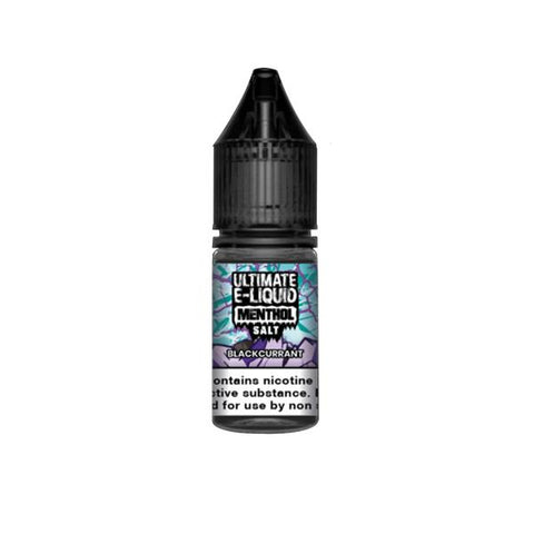 10mg Ultimate E-liquid Menthol Nic Salts 10ml (50VG/50PG) - GU PAK
