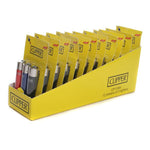 12 x 3 Blister Pack Clipper Large Solid Lighters - CL116UKH - GU PAK