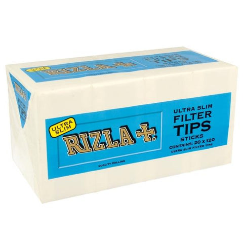 20 Pack Rizla Ultra Slim Filter Tips - GU PAK