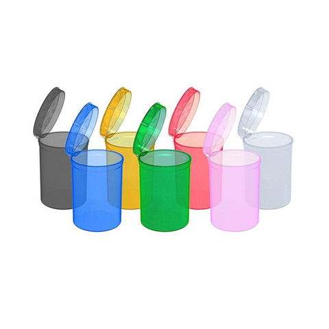 160 x 30 Dram Pop Top Storage Bottles - Mixed Colours - GU PAK
