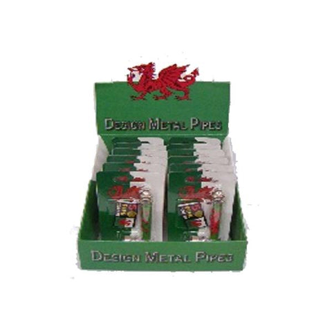 Wales Flag Metal Pipe Set - HX255W - GU PAK