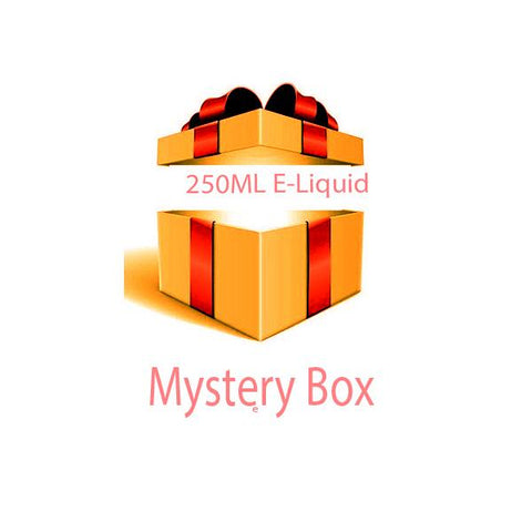 250ml E-liquid MYSTERY BOX + Nic Shots - GU PAK