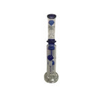 30cm Diamond Haze Dual Percolator Glass Bong - XD99 - GU PAK