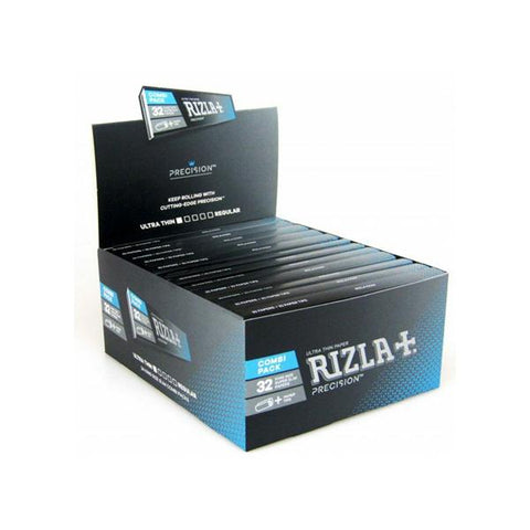 24 Rizla Precision Ultra Thin King Size Slim Papers + Tips Eco-Slim - GU PAK
