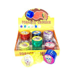 3 Parts Tobacco Plastic Grinder - HX001-Skull - GU PAK
