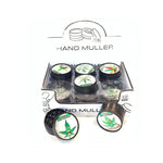12 x D&K 3 Parts Handmuller Metal Grinder - DK5053-3 - GU PAK