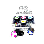 12 x 50mm 3 Parts Metal Football Grinder - DK 5052-3 - GU PAK