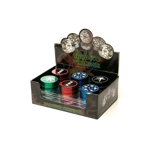 12 x 3 Parts Mixed Design Metal Grinder - HX003BQ - GU PAK