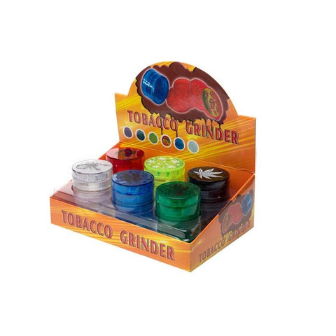 3 Parts Plastic Tobacco Grinder - HX001-3 - GU PAK