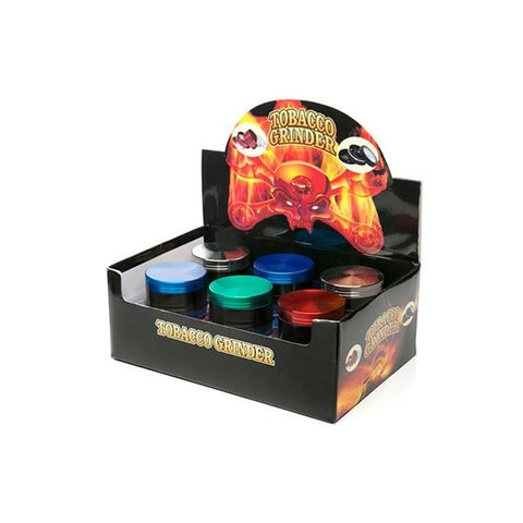 4 Parts Multi Colour Metal Grinder - HX524H - GU PAK