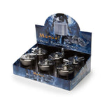 4 Parts Manual Metal Silver Grinder - HX058SY-4GR - GU PAK