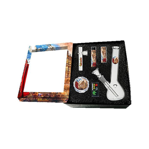 4Smoke Glass Bong Gift Set - GB54 - GU PAK