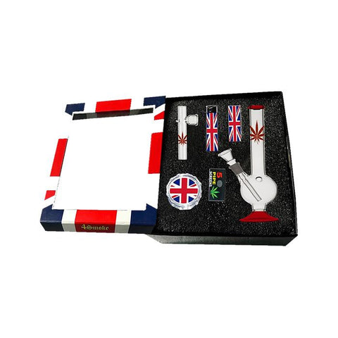 4Smoke Glass Bong Gift Set - GB59 - GU PAK