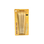 4Smoke King Size 3 piece Organic Brown Pre-rolled Rolling Paper - GU PAK