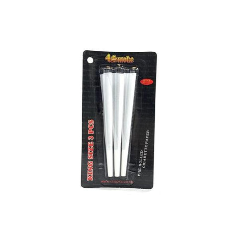 4Smoke King Size 3 piece blister Pre-rolled Rolling Paper - GU PAK