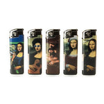 50 x 4Smoke Electronic Printed Lighters - YZ218DK - GU PAK