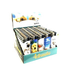 50 x 4Smoke Electronic Printed Lighters - YZ218DK - GU PAK