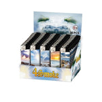 50 x 4Smoke Electronic Printed Lighters - YZ218DK - GU PAK