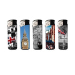 50 x 4Smoke Electronic Printed Lighters - YZ218DK - GU PAK
