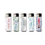 50 x 4Smoke Electronic Printed Lighters - YZ218DK - GU PAK