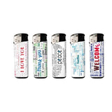 50 x 4Smoke Electronic Printed Lighters - YZ218DK - GU PAK
