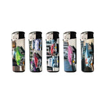 50 x 4Smoke Electronic Printed Lighters - ZY218DK - GU PAK