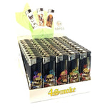50 x 4Smoke Electronic Lighters Various Designs - WK73 - GU PAK