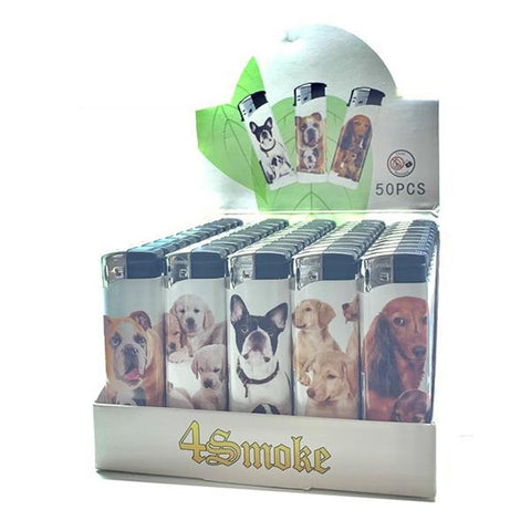50 x 4Smoke Electronic Lighters Various Designs - WK73 - GU PAK