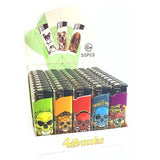 50 x 4Smoke Electronic Lighters Various Designs - WK73 - GU PAK
