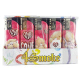 25 x 4Smoke Wind-Proof Printed Lighters - 218WE - GU PAK