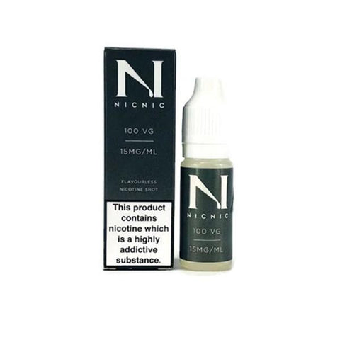 NIC NIC 15mg Nicotine Shot 10ml 100VG - GU PAK