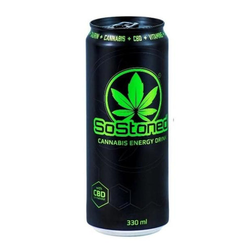 SOSTONED Cannabis Energy Drink With CBD - GU PAK