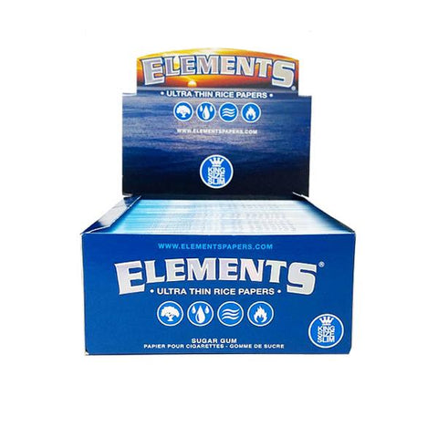 50 Elements King Size Slim Ultra Thin Papers - GU PAK