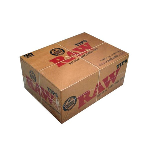 50 Raw Classic Standard Tips - GU PAK
