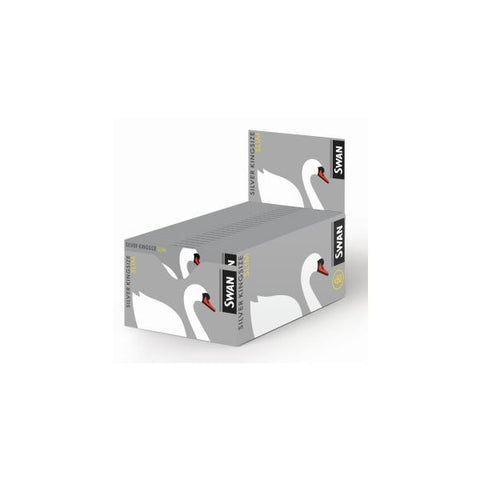 50 Swan Silver King Size Rolling Papers - GU PAK