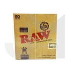 50 Raw Classic King Size Slim Rolling Papers - GU PAK