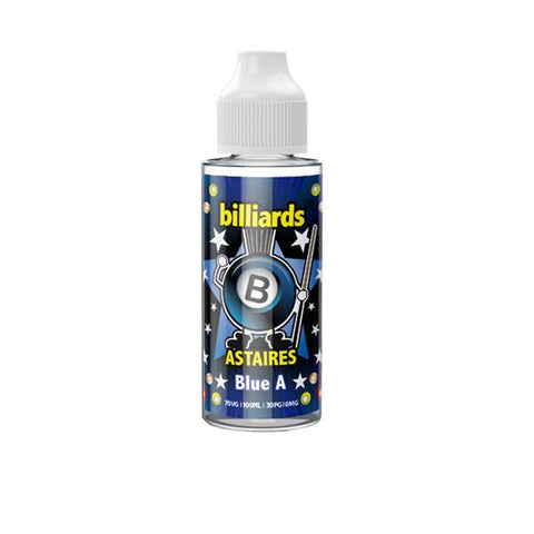 Billiards Astaires Range 0mg 100ml Shortfill (70VG/30PG) - GU PAK