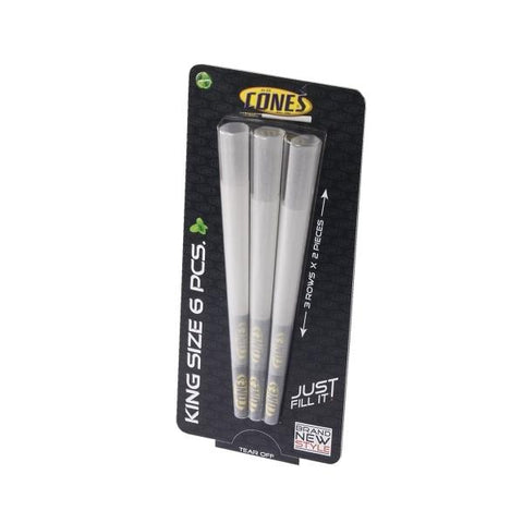Cones King Size Pre-rolled 6 Pieces Blister Pack - GU PAK