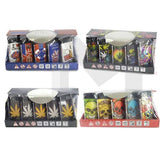 4Smoke Refillable Flat Printed Lighters 25 Pack - XHD8111 - GU PAK