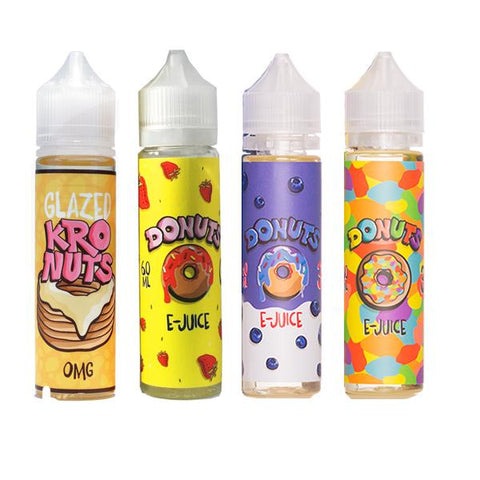 Donuts By Marina Vapes 0mg 60ml Shortfill - GU PAK