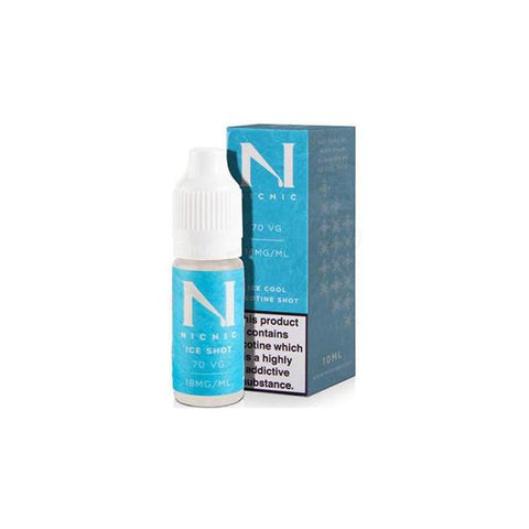 18mg Ice Cool Nic Shot 10ml by Nic Nic (70VG-30PG) - GU PAK