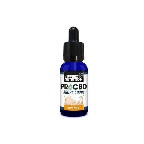 Applied Nutrition Pro CBD 500mg Oral Drops 30ml - Orange Flavour - GU PAK