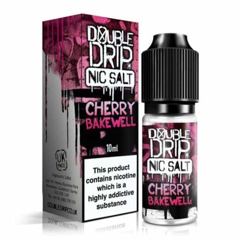 10MG Double Drip  10ML Flavoured Nic Salts E Liquid - GU PAK