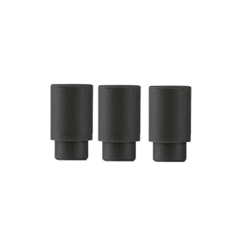 100 x Disposable Rubber 510(Black)Drip Tips - GU PAK