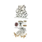7mm White Hornet Natural Unrefined Pre-Rolled Rolling Tips - GU PAK