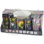 4Smoke Refillable Flat Printed Lighters 25 Pack - XHD8111 - GU PAK