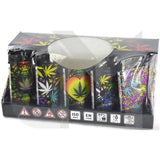 4Smoke Refillable Flat Printed Lighters 25 Pack - XHD8111 - GU PAK