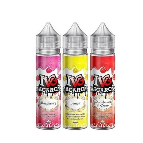 I VG Macarons 0mg 50ml Shortfill (70VG/30PG) - GU PAK